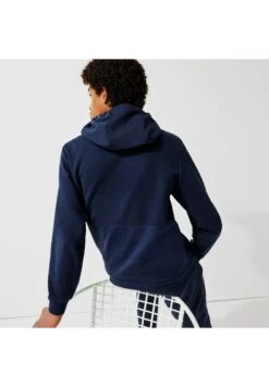 Lacoste Sport Hodded Jacket - Zip-Up Sweatshirt - Bleu Marine / Bleu Marine -Stock X 008f074483ea447091d0d44b5c587a3e