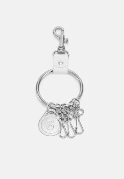 MM6 Maison Margiela Key Ring Unisex - Keyring - Palladio/White