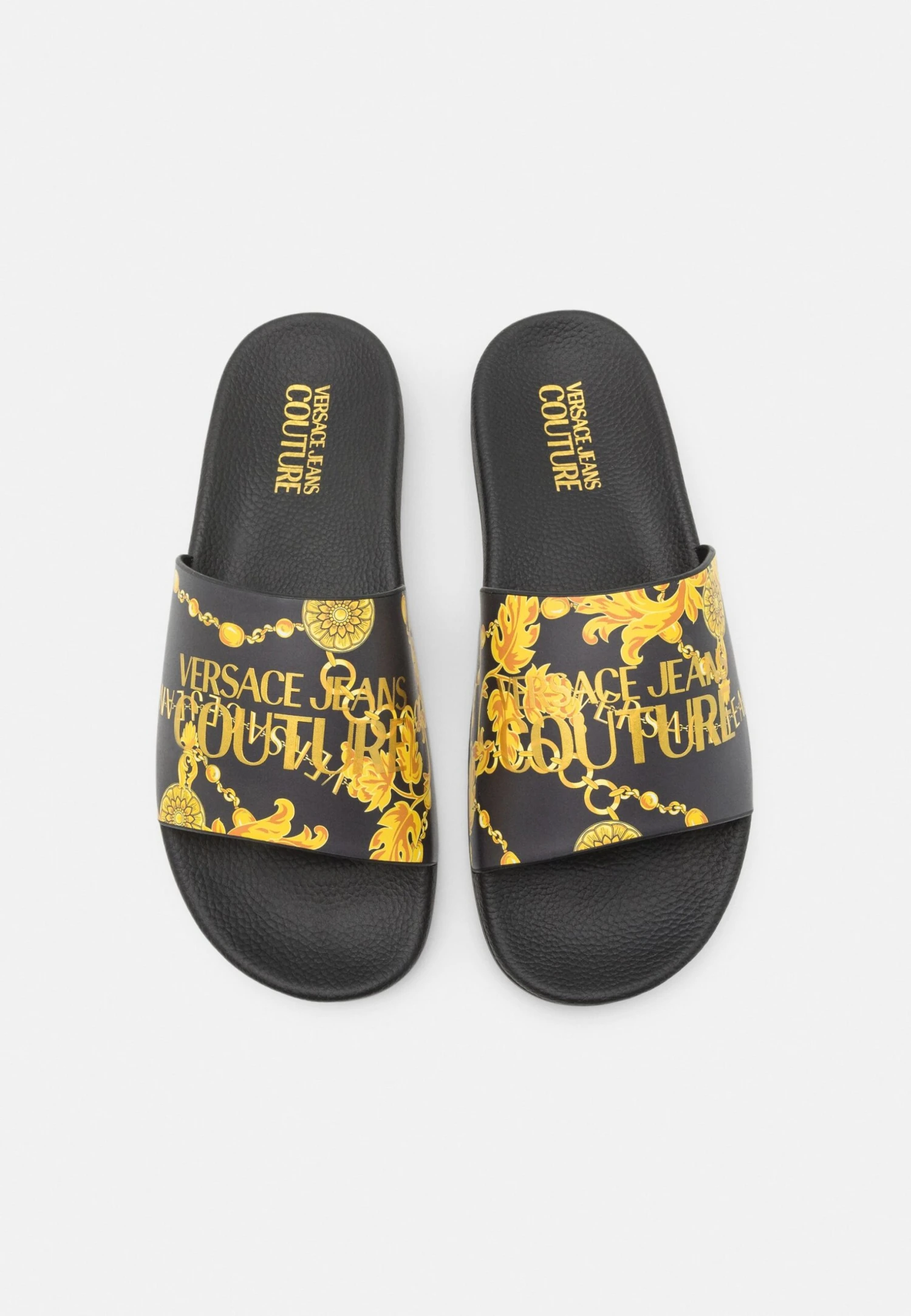 Fondo Slide Shoes - Mules - Black/Gold 8 Fondo Slide Shoes - Mules - Black/Gold - Image 6