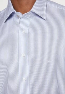 Michael Kors Oxford Stripe Washed Slim - Formal Shirt - Light Blue -Stock X 00e95eaf59bd475fbc158d3f0ff44bf2