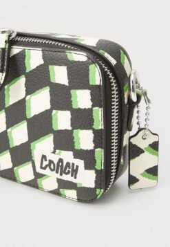 Coach CHARTER SLIM CROSSBODY WITH GEO CHECK PRINT - Cross Body Bag - Black Multi -Stock X 010da8e7a152432abf2c36120b79c47b
