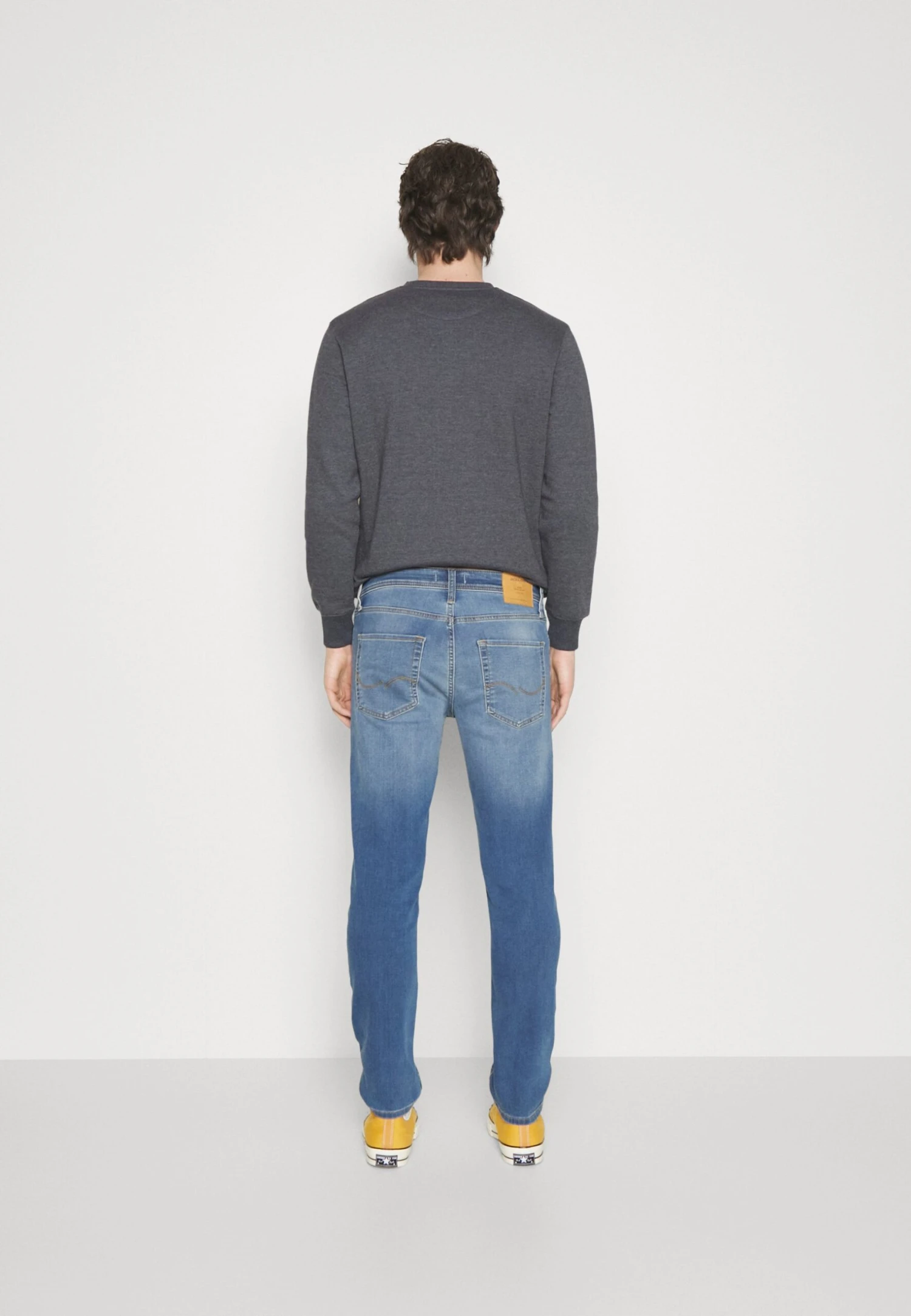 Jack & Jones Jjimike Jjoriginal- Straight Leg Jeans - Blue Denim 5 Jack & Jones Jjimike Jjoriginal- Straight Leg Jeans - Blue Denim - Image 3