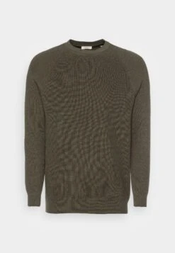 ESPRIT Sus Struc Cnk - Jumper - Dark Khaki -Stock X 019b25d77eff48bd862fe9fb341c523e