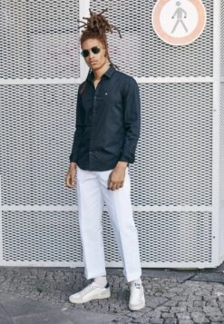 Calvin Klein Stretch Slim Shirt - Formal Shirt - Black