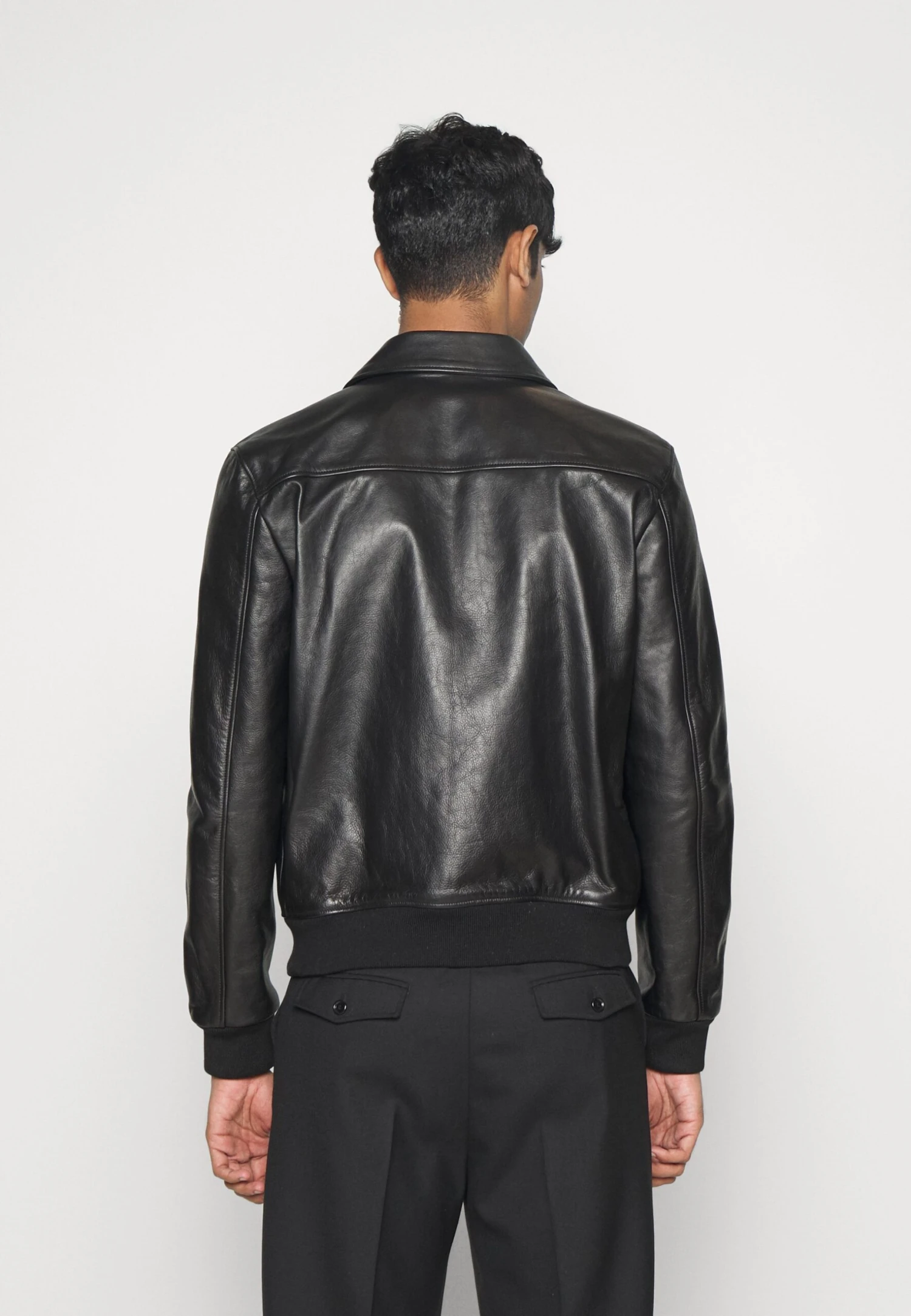 THE KOOPLES Blouson Cuir - Leather Jacket - Black 5 THE KOOPLES Blouson Cuir - Leather Jacket - Black - Image 3