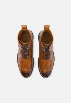 MELVIN & HAMILTON TREVOR 34 - Lace-up Ankle Boots - Crust Wood/dark Brown/rich Tan -Stock X 01fe598edbeb40acbe27716d82ed8db5