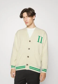 Les Deux Forrest Intarsia Cardigan - Cardigan - Ivory/Green