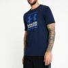 Under Armour Gl Foundation Ss - Sports T-Shirt - Academy/Steel/Royal