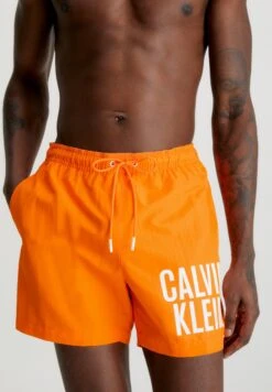 Medium Drawstring - Swimming Shorts - Sun Kissed Orange