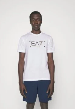 EA7 Emporio Armani Print T-Shirt - White