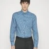 Michael Kors Mini Square Dobby Slim Fit Shirt - Formal Shirt - Blue