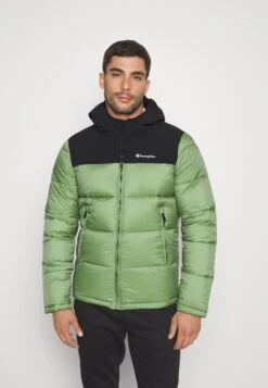 Champion Hooded Jacket - Training Jacket - Green/Black