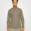 Hackett London Garment Dyed Oxford - Shirt - Olive -Stock X 04ea6ffaf8544fd8b30e46d25740d984