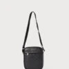Calvin Klein EMBLEM EMBOSS REPORTER - Cross Body Bag - Black