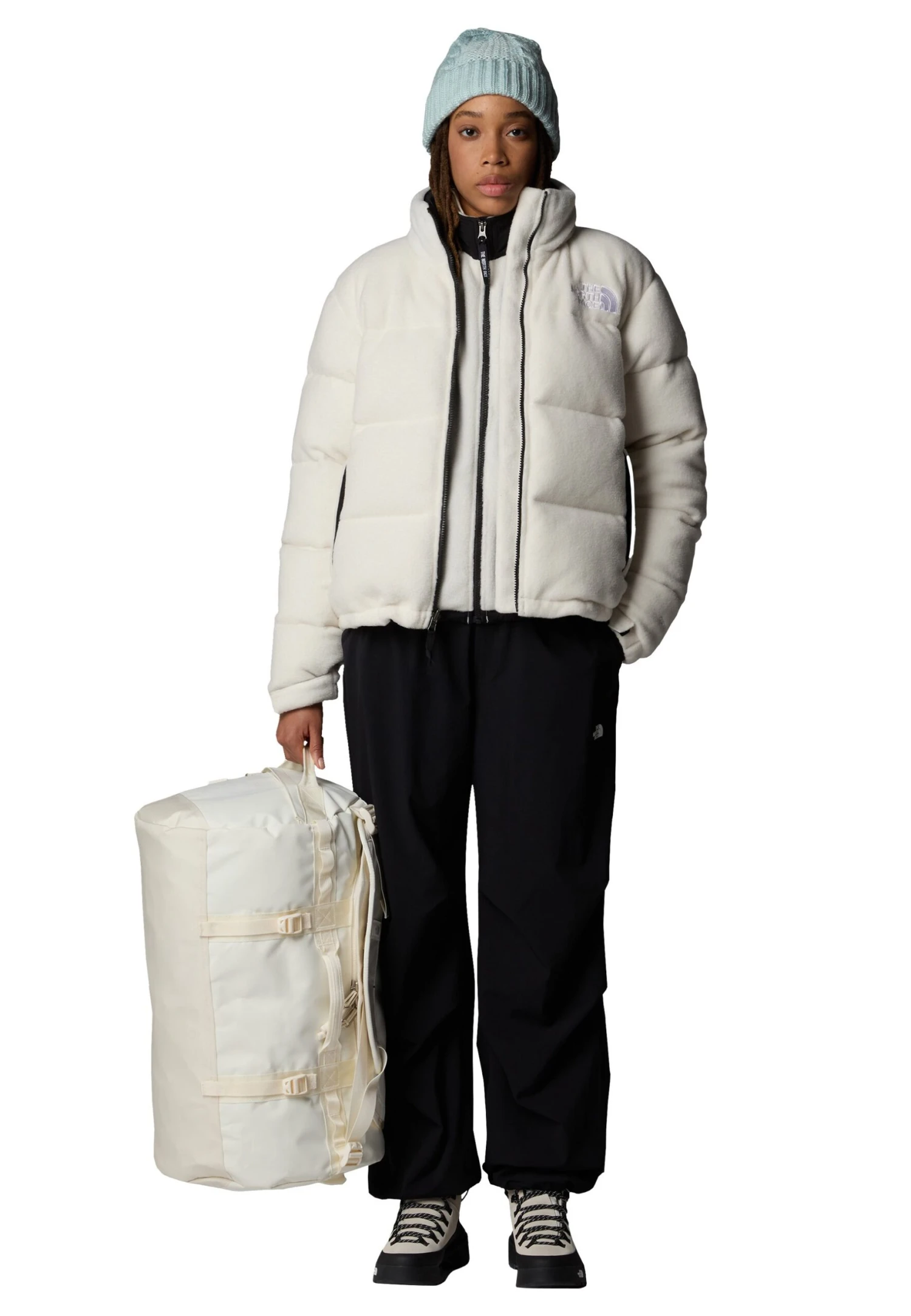 The North Face GLENCLYFFE URBAN UNISEX - Lace-up Ankle Boots - White Dune/black 6 The North Face GLENCLYFFE URBAN UNISEX - Lace-up Ankle Boots - White Dune/black - Image 4