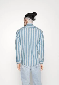 Lindbergh Bold Striped - Shirt - Blue -Stock X 05727590ba1b464f9bfd87ff9fdb1782