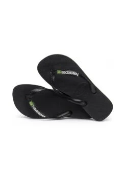 Havaianas Flip Flop Brasil Logo - Pool Shoes - Black/Black -Stock X 05fa958bc58b4511b2ae32701d16368d