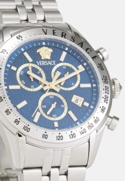 Versace CHRONO MASTER - Chronograph Watch - Dark Blue/silver-coloured 13 Versace CHRONO MASTER - Chronograph Watch - Dark Blue/silver-coloured -Stock X 0649bbab48b040e5a6ef0db135061ae1