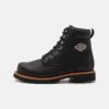 Harley Davidson Vista Ridge - Lace-Up Ankle Boots - Black -Stock X 064b05e806ec4acca9dd2489a3381288