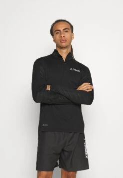 ADIDAS PERFORMANCE Mt Half Zi Ls - Long Sleeved Top - Black -Stock X 06b4d77fd25e496d81b8c0d64f05409d