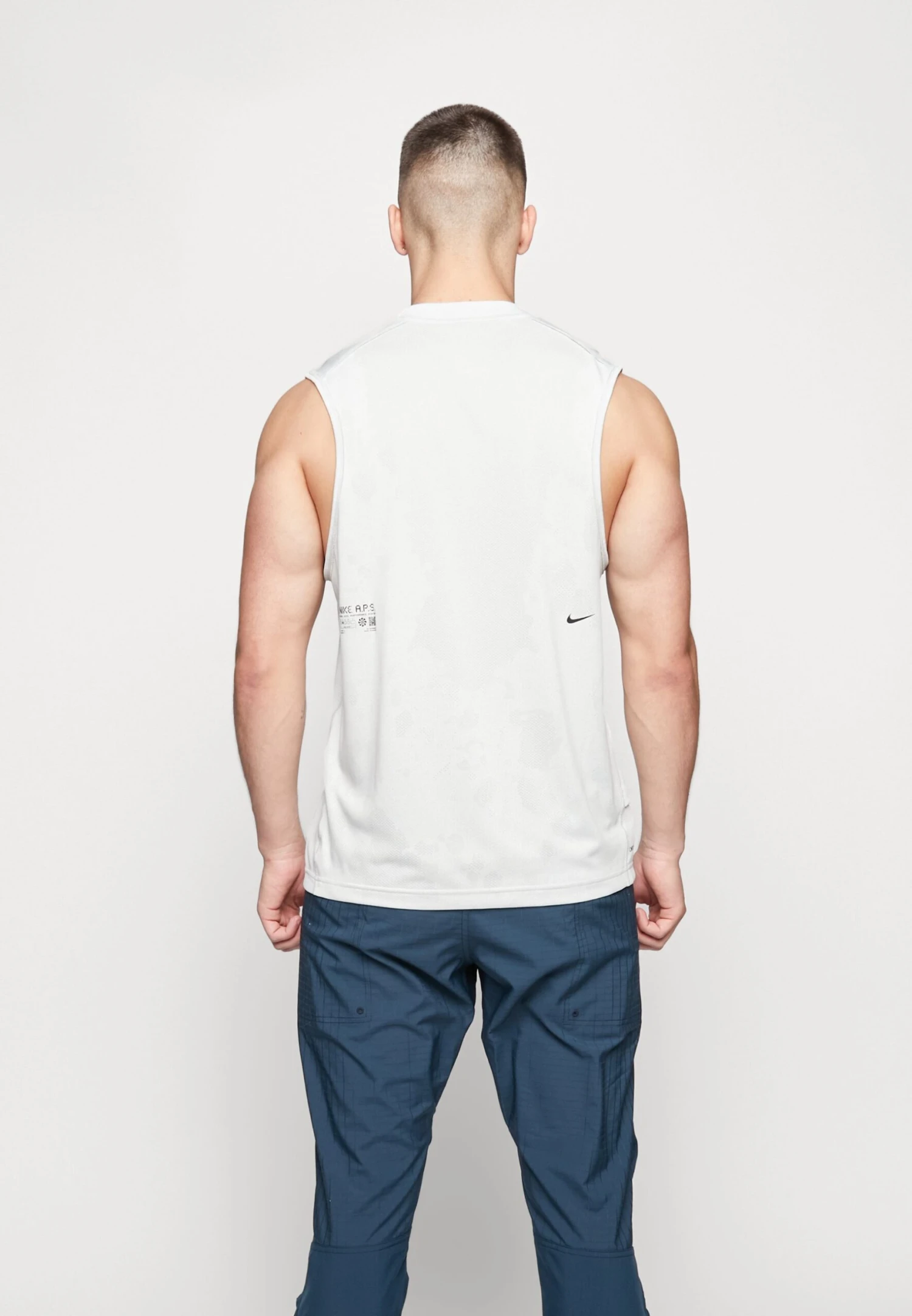 Nike Performance Tank - Top - White/Black 6 Nike Performance Tank - Top - White/Black - Image 4