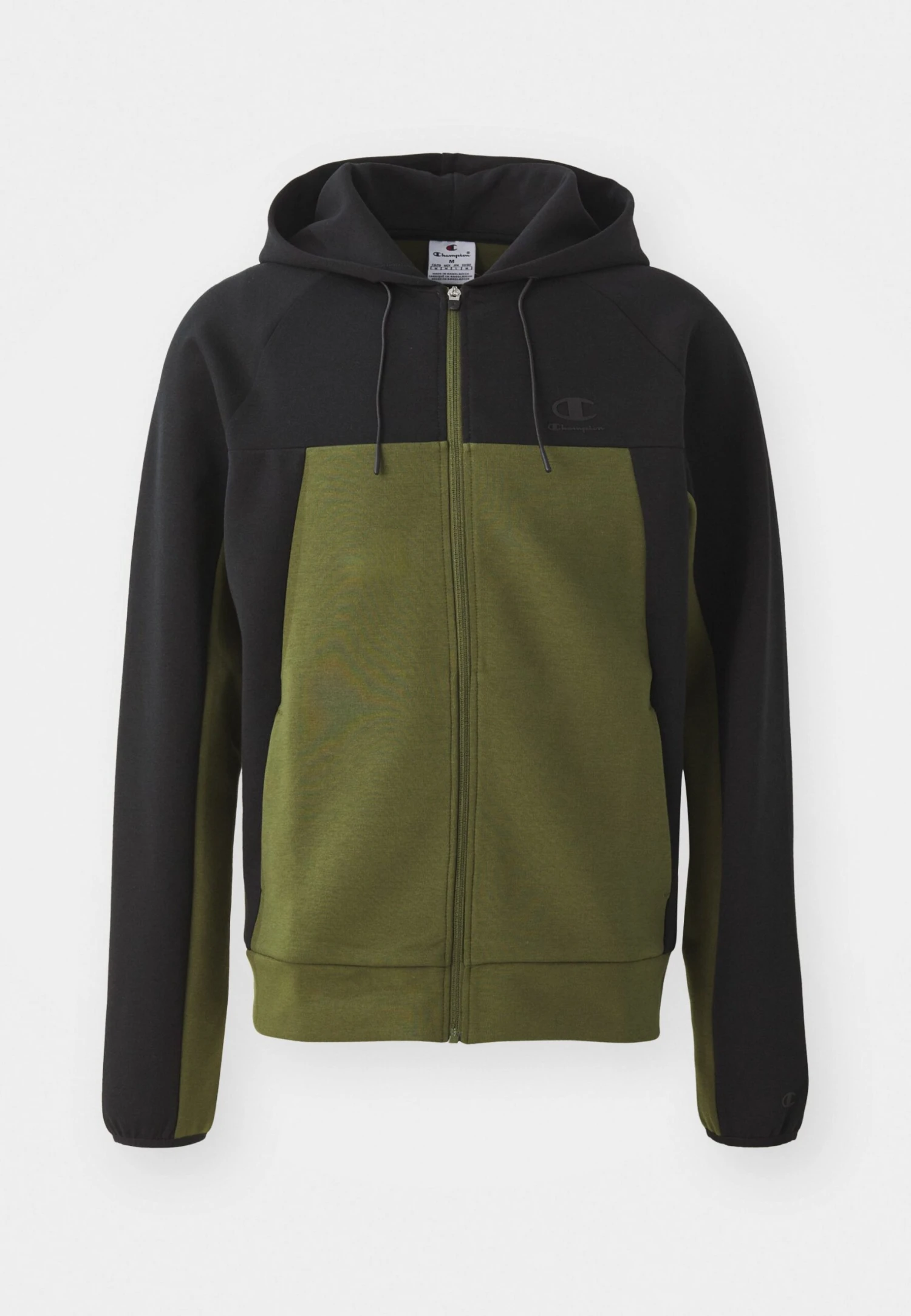 Champion C-TECH COLORBLOCK FULL ZIP HOODIE - Zip-up Sweatshirt - Khaki/black 7 Champion C-TECH COLORBLOCK FULL ZIP HOODIE - Zip-up Sweatshirt - Khaki/black - Image 5