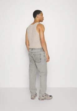 BRAVE SOUL Straight Leg Jeans - Grey Acid -Stock X 07a44d6a1bfa45eb84fcab27f038de8b