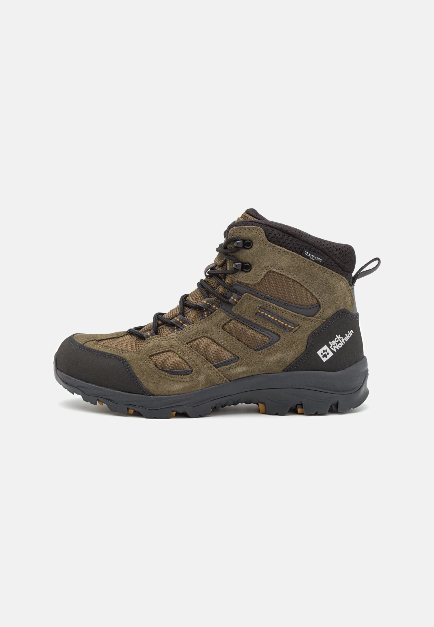Jack Wolfskin Vojo 3 Texapore Mid - Hiking Shoes - Khaki/Phantom 3 Jack Wolfskin Vojo 3 Texapore Mid - Hiking Shoes - Khaki/Phantom