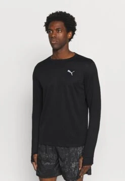 Puma Run Favorite Tee - Long Sleeved Top - Black