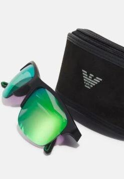 Emporio Armani Sunglasses - Matte Black/Grey/Green -Stock X 07f33071262040f68cc22b0be8fd810e
