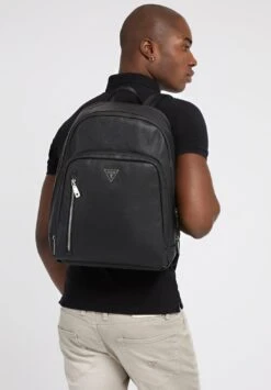 Guess Certosa Saffiano Eco - Rucksack - Black