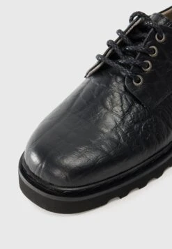 AllSaints SKIFF - Lace-ups - Black Grain -Stock X 09761124ee844c658c7afd2edddd1549