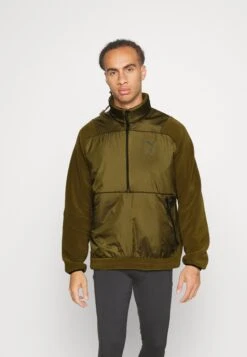 Puma Seasons - Fleece Jumper - Deep Olive