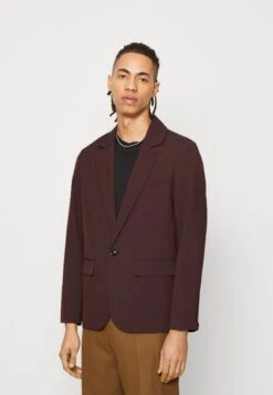 WEEKDAY Olle - Blazer Jacket - Dark Brown