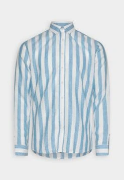 Lindbergh Bold Striped - Shirt - Blue -Stock X 09fbcbdfb64a47f5a50b11d164764916