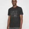 Boss Tiburt - Print T-Shirt - Black
