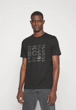 Boss Tiburt - Print T-Shirt - Black