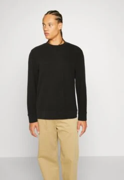 Denham Roger Crew Neck - Jumper - Black