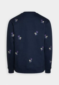 Scotch & Soda Allover Embroidered - Sweatshirt - Steel -Stock X 0b970fa513f0407c9bace997af910a51