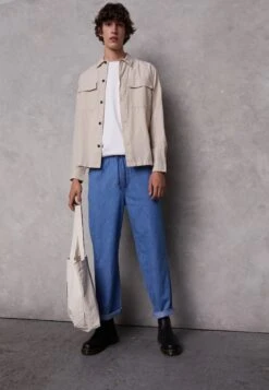 Lee Drawstring Pant - Jeans Tapered Fit - Light Wash