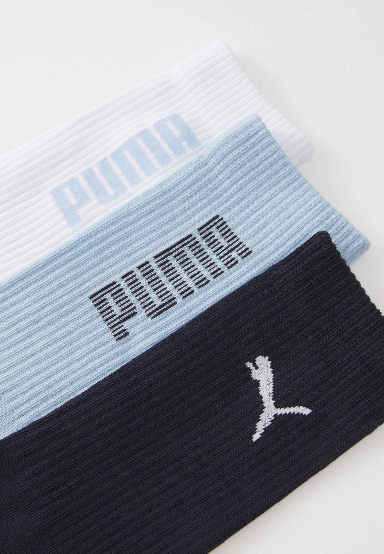 Puma LOGO CREW SOCK UNISEX 6 PACK - Socks - Blue/navy/white 4 Puma LOGO CREW SOCK UNISEX 6 PACK - Socks - Blue/navy/white - Image 2