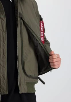 Alpha Industries Bomber Jacket - Dark Olive -Stock X 0cd2c89d3bec4f6087380bfacbd934d8