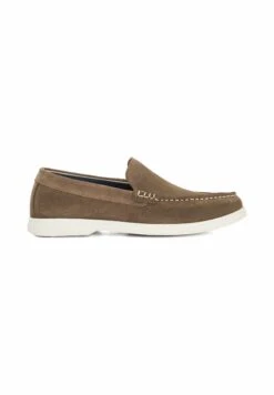 Dune London BUFTONN TOPSTITCH - Slip-ons - Khaki -Stock X 0dc9ff436c3342f584e0ca83cb0ea7c5