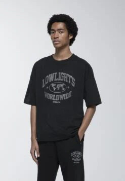 Rhinestones Unisex - Print T-Shirt - Black