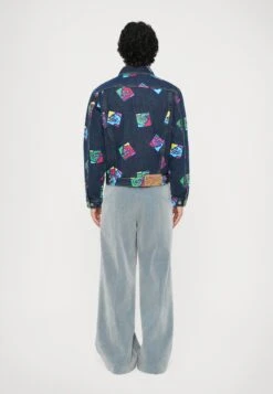 RUNNING DOG TILE TRUCKER JACKET - Denim Jacket - Indigo -Stock X 0e987183d6f94fc0bfdc73cdb391c4b2