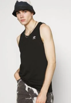 Adidas Originals Essentials Tank Unisex - Top - Black -Stock X 0ec1b7a731f645fca6d8c561ae2867ab