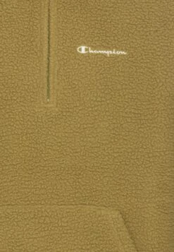 Hooded Half Ziip Unisex - Fleece Jumper - Khaki -Stock X 0f12e51fc3f443b18658234b654dea6e