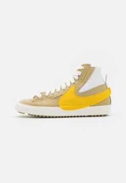 Nike Sportswear Blazer Mid '77 Jumbo Unisex - High-Top Trainers - Wheat Grass/Vivid Sulfur/Sail/Wheat Grass/Black/Team Orange