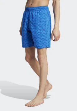 Adidas Originals Monogram- Swimming Shorts - Bright Royal Blue Bird