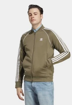 Adidas Originals Sst Tt P- Training Jacket - Olive Strata